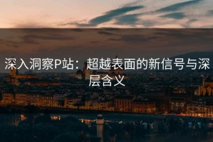 深入洞察P站：超越表面的新信号与深层含义