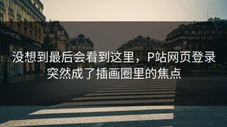 没想到最后会看到这里，P站网页登录突然成了插画圈里的焦点